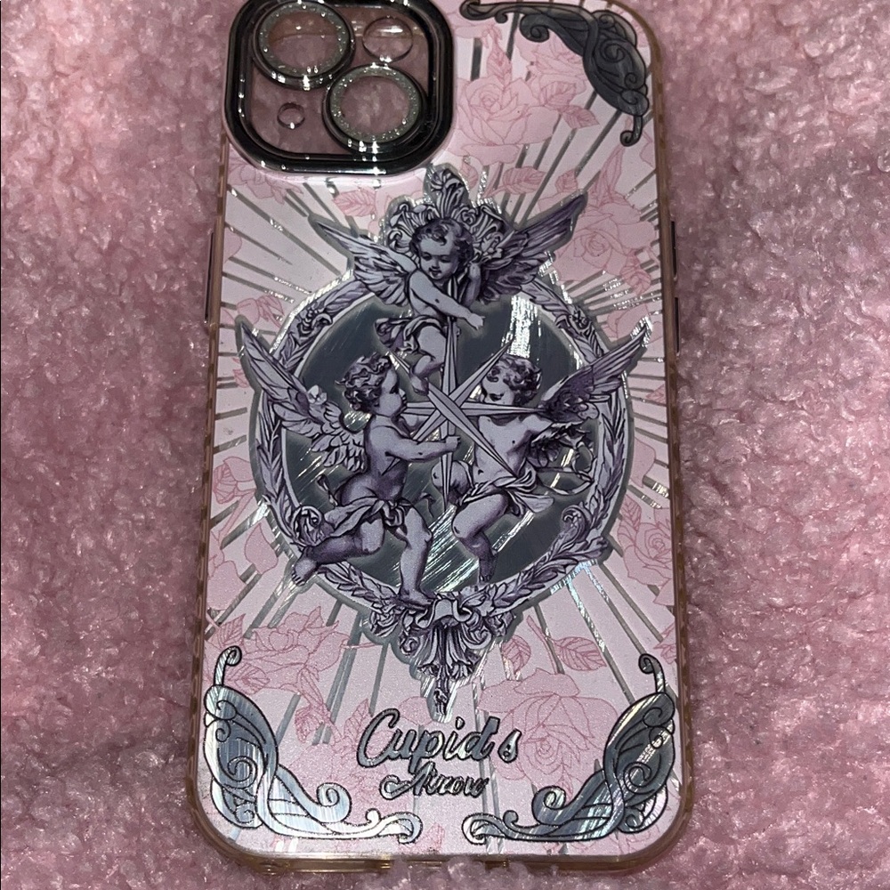 iPhone 13 Cupid's Arrows Pink Phone Case